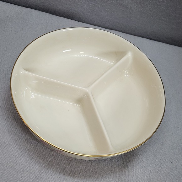 Lenox The Constitution Divided Server Fine Ivory China Limited 1997 Floral - Picture 3 of 8